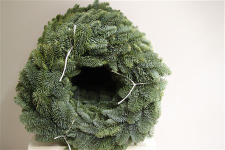 Christmas Wreath Nobilis Half 50cm 50cm